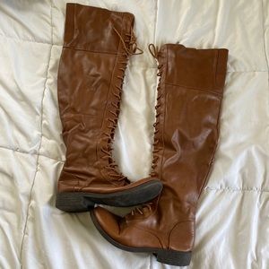 Brown Over the Knee Boots